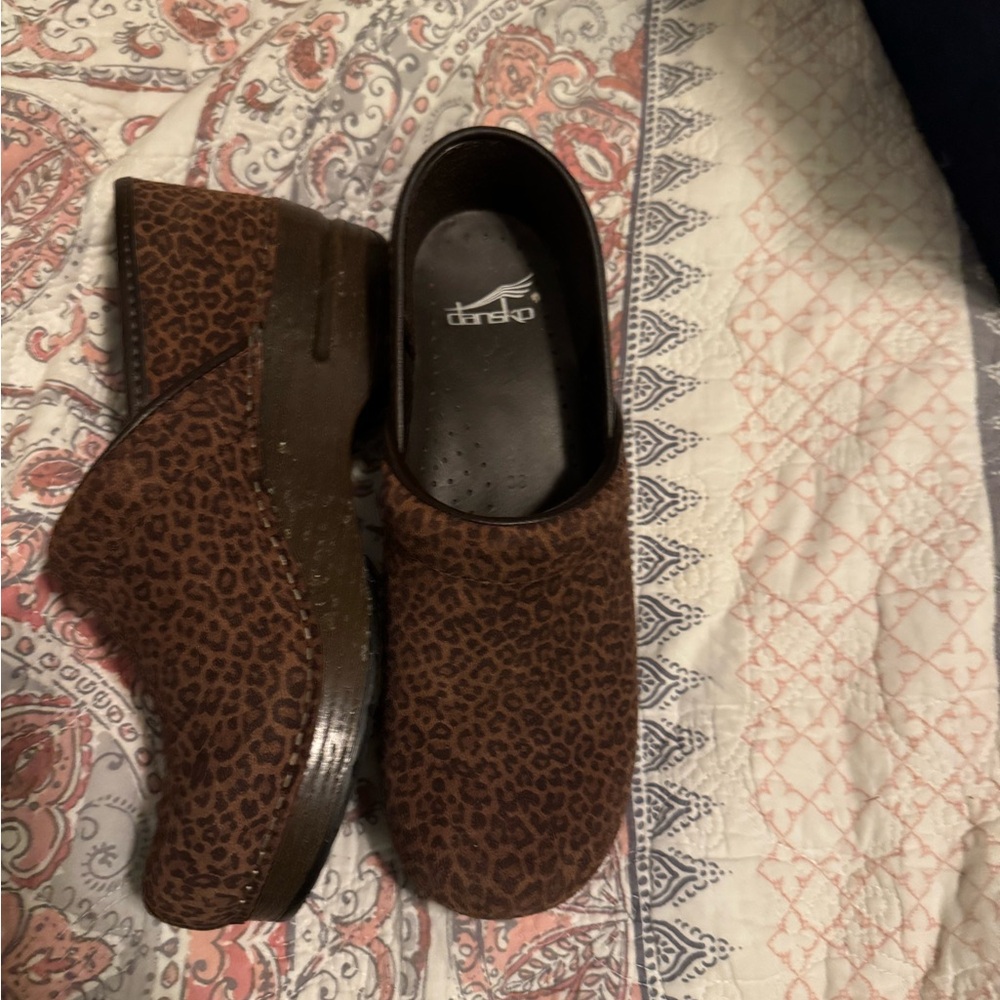 Dansko Leopard Pattern Clogs - image 2